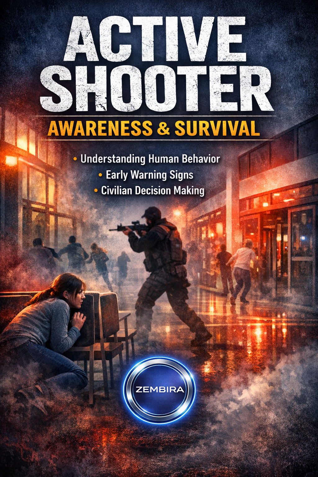 Active Shooter Awareness & Threat Recognition Guide + Emergency Survival Checklist (Civilian Safety PDF)