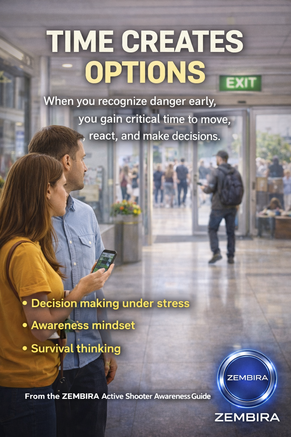 Active Shooter Awareness & Threat Recognition Guide + Emergency Survival Checklist (Civilian Safety PDF)