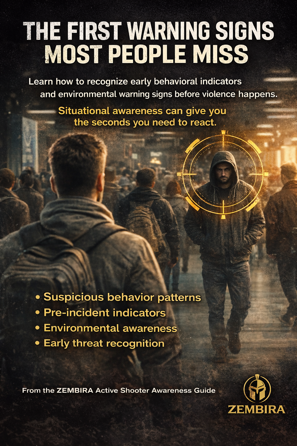 Active Shooter Awareness & Threat Recognition Guide + Emergency Survival Checklist (Civilian Safety PDF)