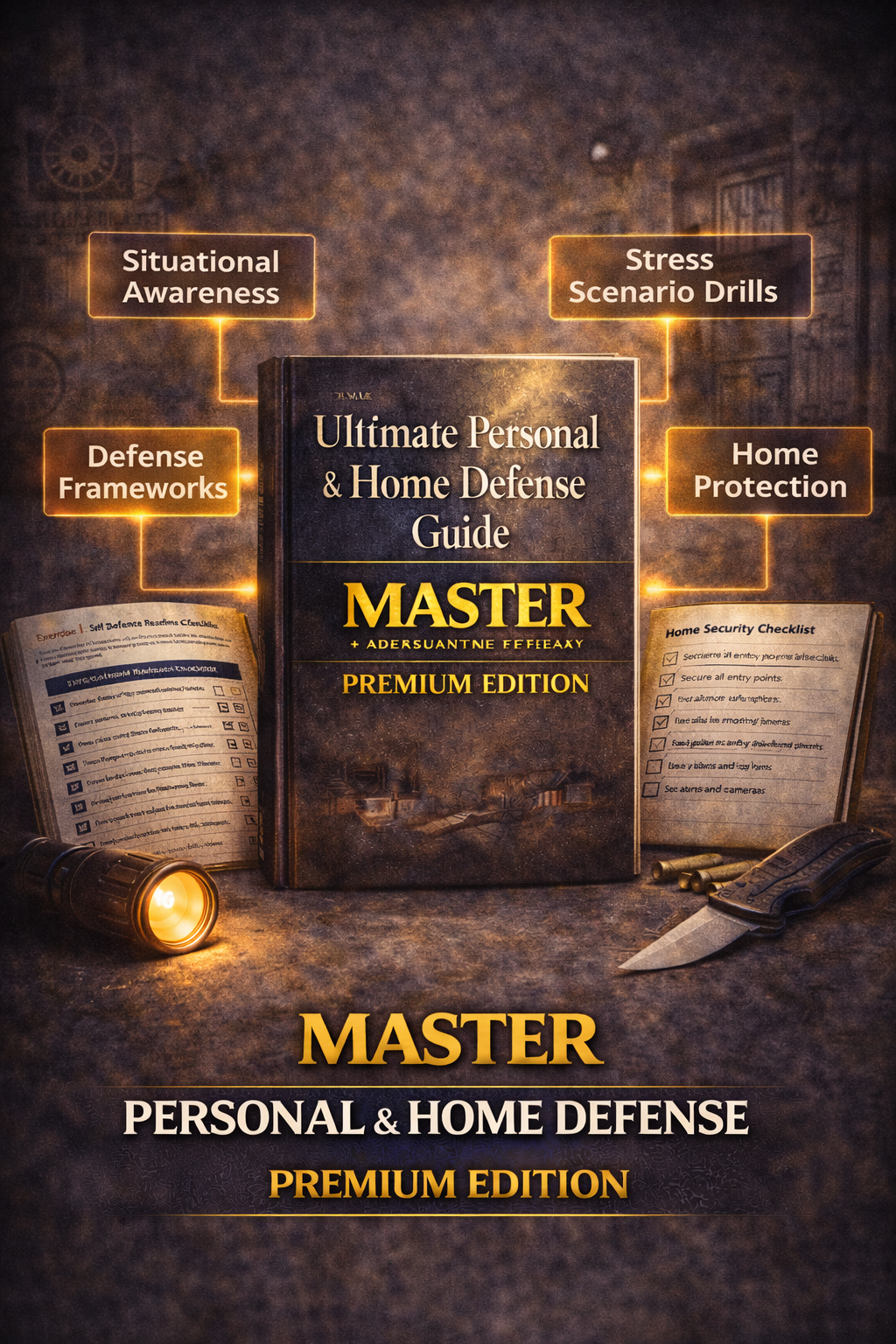 Master Personal & Home Defense Playbook – Complete Family Safety & Home Security System