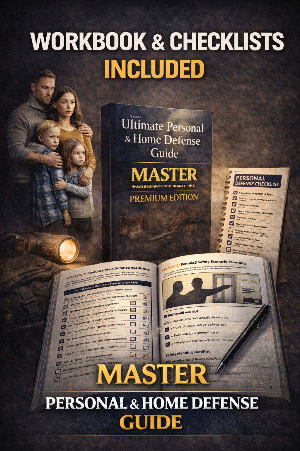 Master Personal & Home Defense Playbook – Complete Family Safety & Home Security System