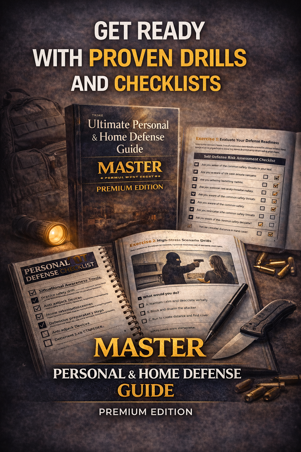 Master Personal & Home Defense Playbook – Complete Family Safety & Home Security System