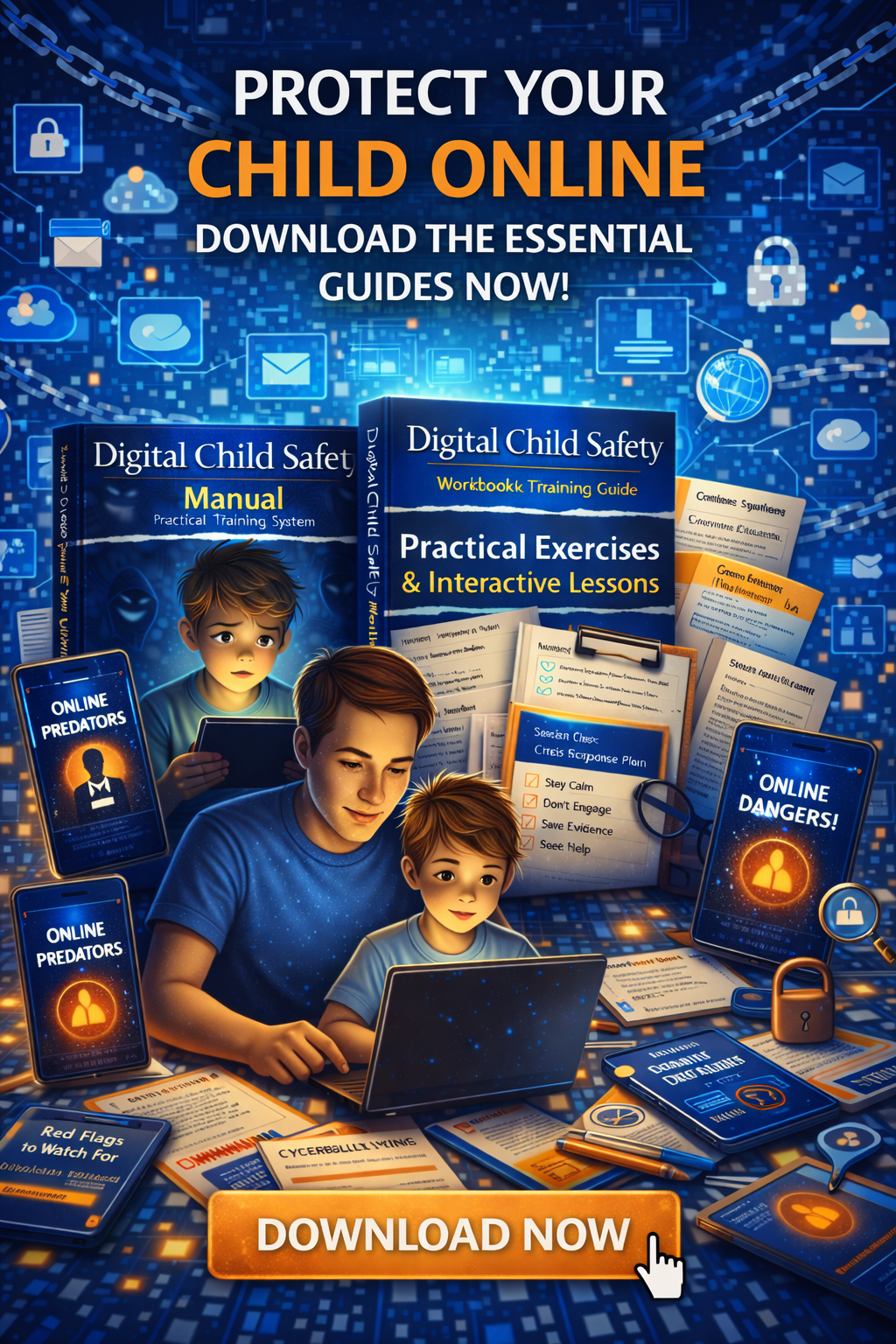 Digital Child Safety Manual – Online & Real-World Protection Guide for Parents
