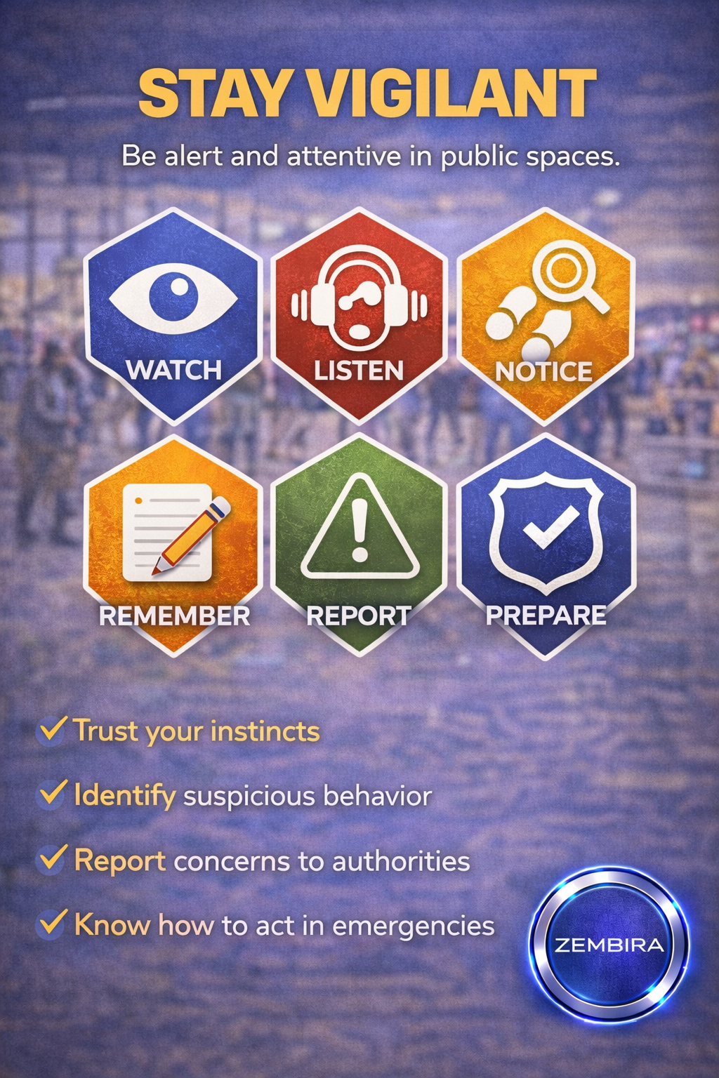 Active Shooter Awareness & Threat Recognition Guide + Emergency Survival Checklist (Civilian Safety PDF)